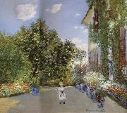 Claude Monet The Artist-s House at Argenteuil china oil painting reproduction